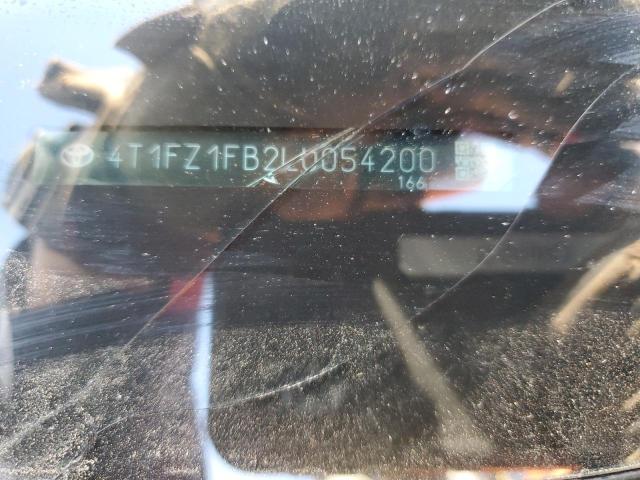 Photo 10 from auction – 2020 TOYOTA AVALON XSE with VIN 4T1FZ1FB2LU054200