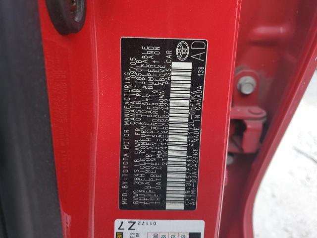Photo 10 from auction – 2006 TOYOTA COROLLA MA with VIN 2T1KR32EX6C567422