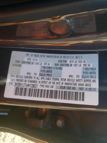 Photo 10 from auction – 2017 MAZDA 3 SPORT with VIN 3MZBN1U7XHM109501