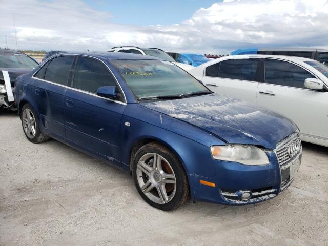 AUDI A4 2.0T QU 2007 with VIN WAUDF78E57A008346 - Photo from auction
