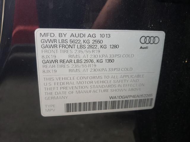 Photo 10 from auction – 2014 AUDI Q5 PREMIUM with VIN WA1DGAFP4EA052265