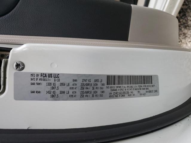 Photo 10 from auction – 2018 CHRYSLER PACIFICA L with VIN 2C4RC1GG2JR351359