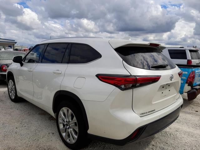Photo 3 from auction – 2021 TOYOTA HIGHLANDER with VIN 5TDYZRAHXMS035813