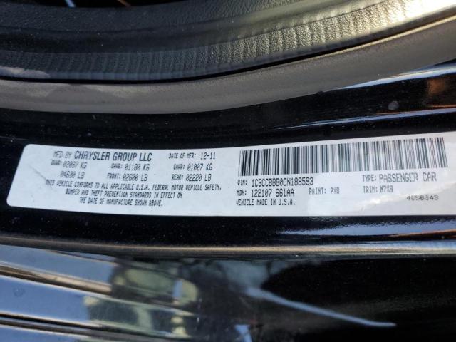 Photo 10 from auction – 2012 CHRYSLER 200 TOURIN with VIN 1C3CCBBB0CN188593
