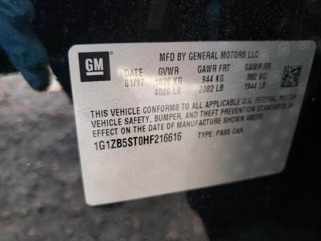 Photo 10 from auction – 2017 CHEVROLET MALIBU LS with VIN 1G1ZB5ST0HF216616