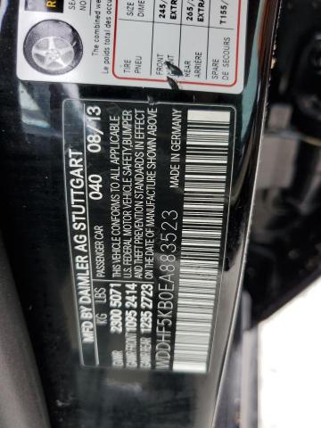 Photo 10 from auction – 2014 MERCEDES-BENZ E 350 with VIN WDDHF5KB0EA883523