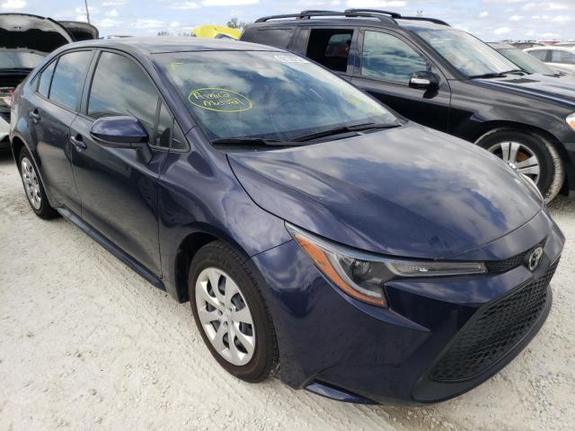 TOYOTA COROLLA LE 2021 with VIN JTDEPMAE4MJ164760 - Photo from auction