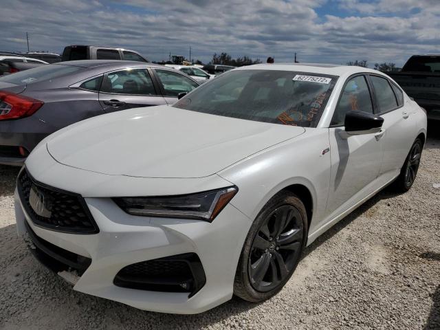 Photo 2 from auction – 2022 ACURA TLX TECH A with VIN 19UUB6F55NA002525