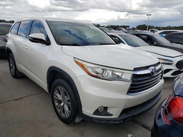 TOYOTA HIGHLANDER 2016 with VIN 5TDZKRFH1GS138091 - Photo from auction