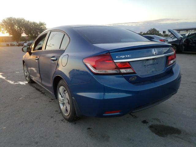Photo 3 from auction – 2014 HONDA CIVIC LX with VIN 19XFB2F55EE073978