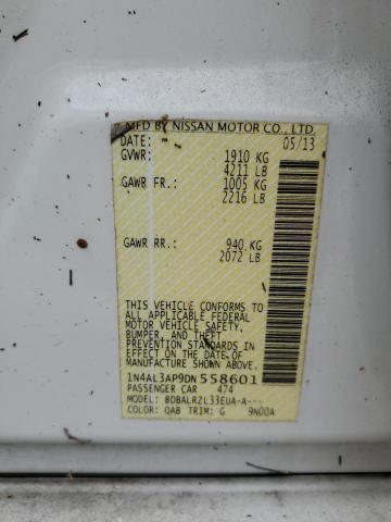 Photo 10 from auction – 2013 NISSAN ALTIMA 2.5 with VIN 1N4AL3AP9DN558601