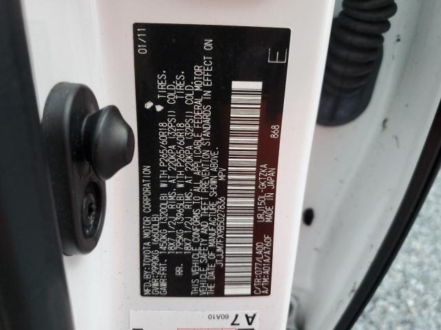 Photo 10 from auction – 2011 LEXUS GX 460 PRE with VIN JTJJM7FX9B5027836