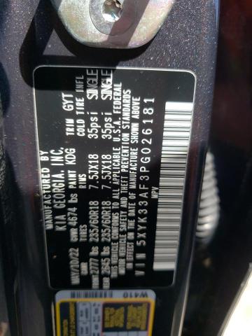 Photo 10 from auction – 2023 KIA SPORTAGE E with VIN 5XYK33AF3PG026181