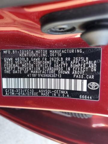 Photo 10 from auction – 2017 TOYOTA CAMRY LE with VIN 4T1BF1FKXHU630713