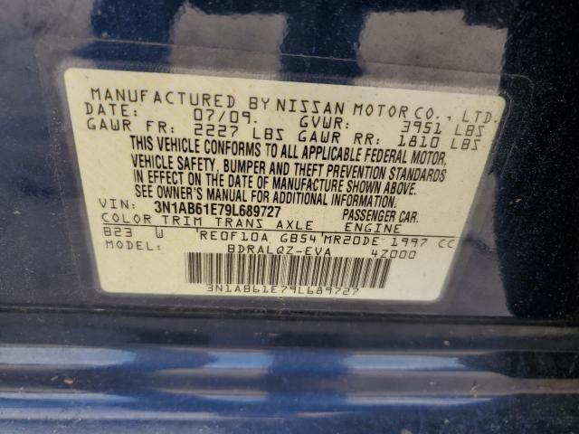 Photo 10 from auction – 2009 NISSAN SENTRA 2.0 with VIN 3N1AB61E79L689727