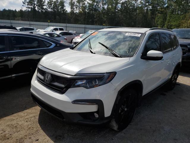 Photo 2 from auction – 2021 HONDA PILOT SE with VIN 5FNYF5H27MB035324