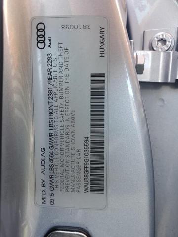 Photo 10 from auction – 2016 AUDI A3 PREMIUM with VIN WAUB8GFF9G1035594