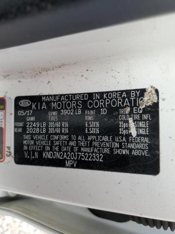 Photo 10 from auction – 2018 KIA SOUL with VIN KNDJN2A20J7522332