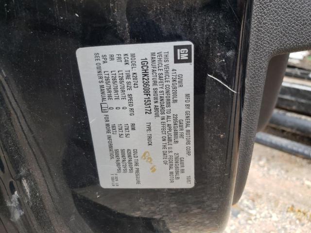Photo 10 from auction – 2008 CHEVROLET SILVERADO with VIN 1GCHK23608F153172