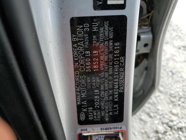 Photo 10 from auction – 2017 KIA RIO LX with VIN KNADM4A3XH6011616