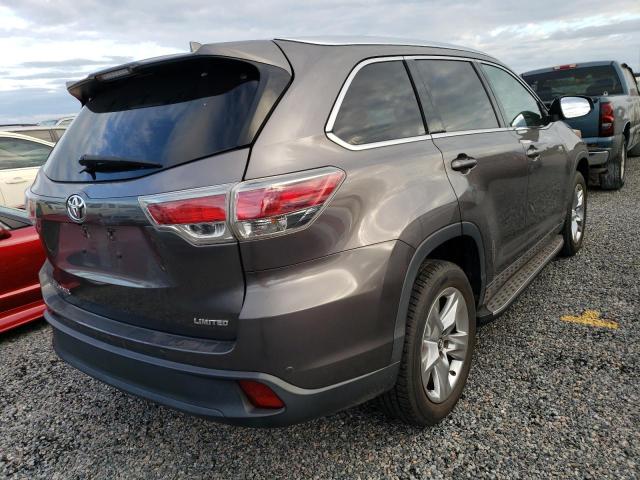 Photo 4 from auction – 2016 TOYOTA HIGHLANDER with VIN 5TDYKRFH7GS142528