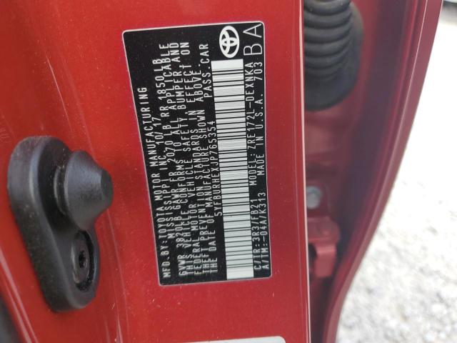 Photo 10 from auction – 2018 TOYOTA COROLLA L with VIN 5YFBURHEXJP765354