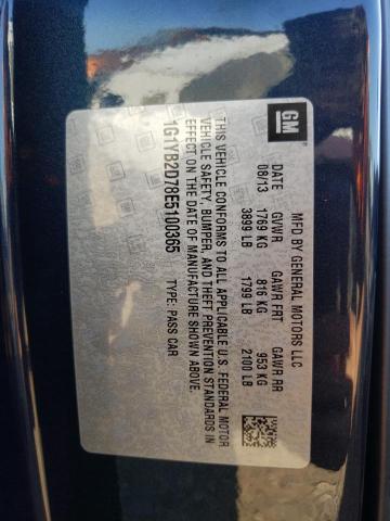 Photo 10 from auction – 2014 CHEVROLET CORVETTE S with VIN 1G1YB2D78E5100365