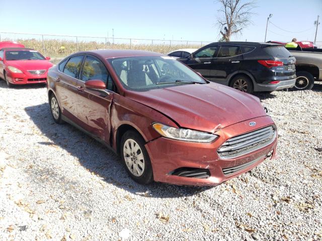 FORD FUSION S 2014 with VIN 3FA6P0G76ER140981 - Photo from auction