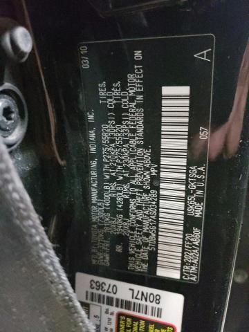 Photo 10 from auction – 2010 TOYOTA SEQUOIA SR with VIN 5TDBW5G17AS034289