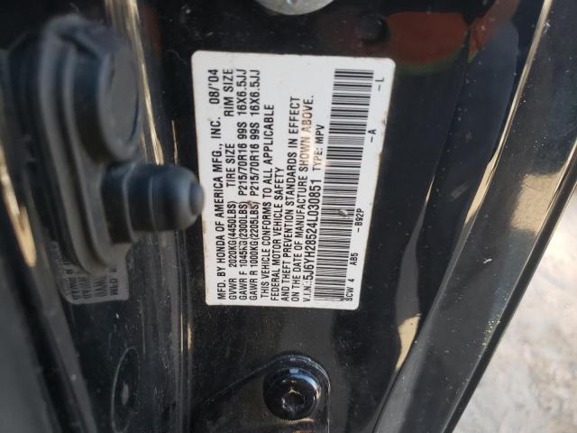 Photo 10 from auction – 2004 HONDA ELEMENT EX with VIN 5J6YH28524L030851