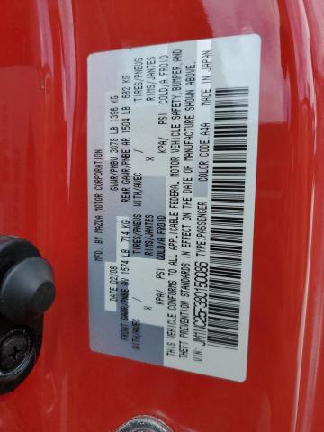 Photo 10 from auction – 2008 MAZDA MX-5 MIATA with VIN JM1NC25F380150086