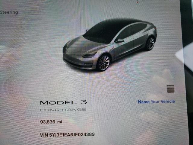 Photo 8 from auction – 2018 TESLA MODEL 3 with VIN 5YJ3E1EA6JF024389