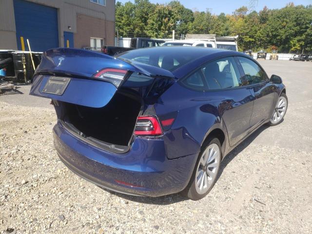 Photo 4 from auction – 2022 TESLA MODEL 3 with VIN 5YJ3E1EA3NF189032