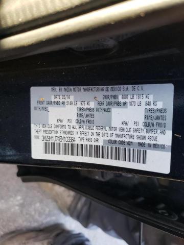 Photo 10 from auction – 2014 MAZDA 3 SPORT with VIN 3MZBM1U74EM103384