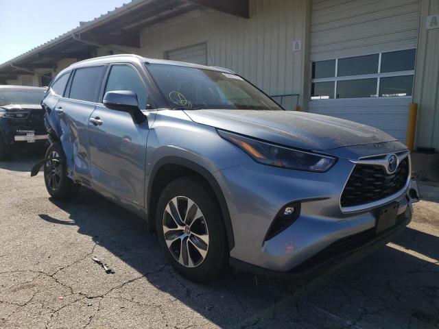 TOYOTA HIGHLANDER 2022 with VIN 5TDHBRCH0NS082335 - Photo from auction