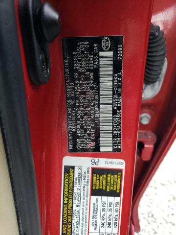 Photo 10 from auction – 2013 TOYOTA CAMRY L with VIN 4T1BF1FK1DU677171