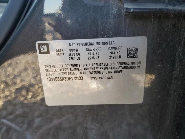 Photo 10 from auction – 2013 CHEVROLET MALIBU LS with VIN 1G11B5SA3DF172133