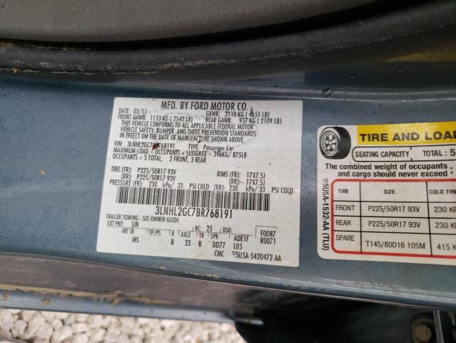 Photo 10 from auction – 2011 LINCOLN MKZ with VIN 3LNHL2GC7BR768191