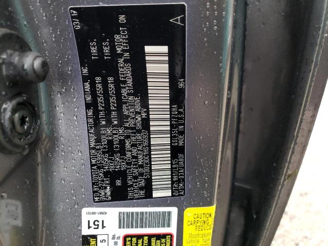 Photo 10 from auction – 2017 TOYOTA SIENNA XLE with VIN 5TDDZ3DC1HS166937
