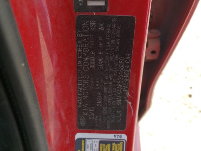 Photo 10 from auction – 2016 KIA FORTE LX with VIN KNAFK4A65G5468380