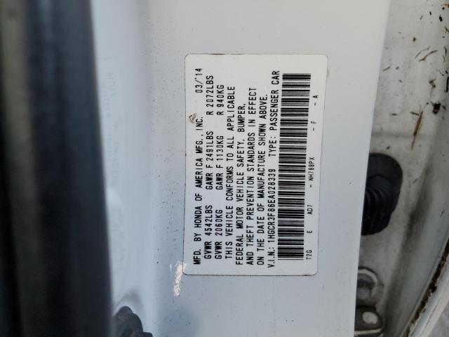 Photo 10 from auction – 2014 HONDA ACCORD EXL with VIN 1HGCR3F86EA028339