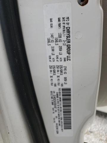 Photo 10 from auction – 2012 DODGE GRAND CARA with VIN 2C4RDGCGXCR281067