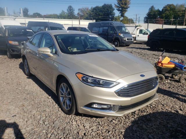 FORD FUSION SE 2017 with VIN 3FA6P0HD6HR366592 - Photo from auction