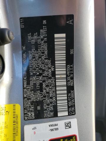 Photo 10 from auction – 2011 TOYOTA SIENNA LE with VIN 5TDKK3DC3BS159491