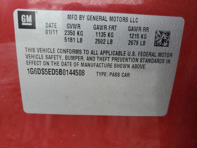 Photo 10 from auction – 2011 CADILLAC CTS PREMIU with VIN 1G6DS5ED5B0144508