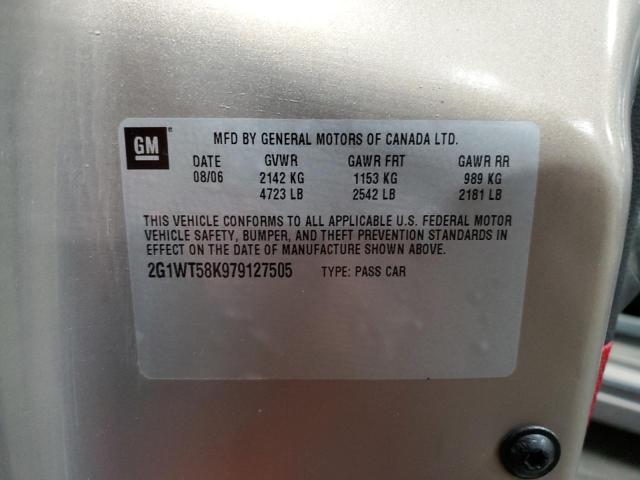 Photo 10 from auction – 2007 CHEVROLET IMPALA LT with VIN 2G1WT58K979127505