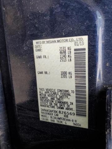 Photo 10 from auction – 2013 NISSAN MAXIMA S with VIN 1N4AA5AP3DC826569