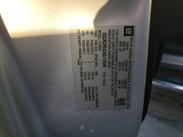 Photo 10 from auction – 2010 CHEVROLET SILVERADO with VIN 3GCRCREA2AG176646