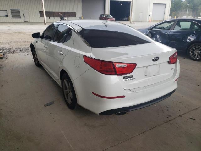 Photo 3 from auction – 2015 KIA OPTIMA LX with VIN 5XXGM4A75FG402206