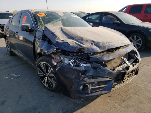 HONDA CIVIC EXL 2018 with VIN JHMFC1F71JX018512 - Photo from auction